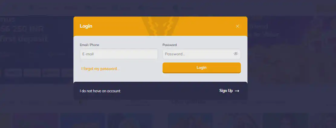 Valor casino login